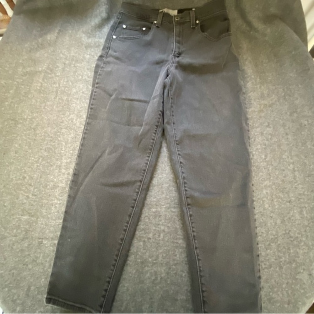 Levi’s Silver Tab Jeans Womens‎ Size 30X27 Black Mom Jean